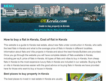 Tablet Screenshot of okkerala.com
